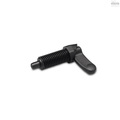 Elesa Black-oxide steel plunger, without locking nut, PMT.200-4-M10x1-A PMT.200-A